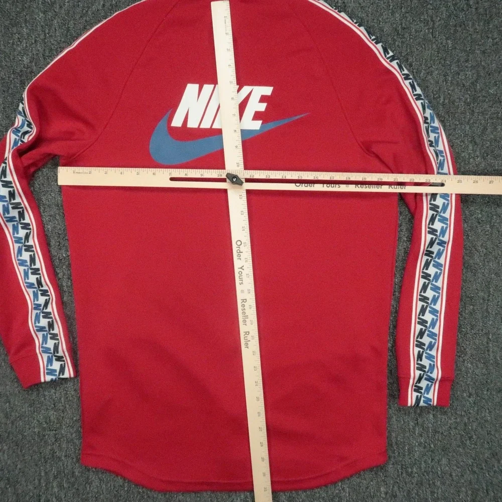 Nike Jacket Mens Small‎ Red Taped Retro Track Full Zip Sportswear